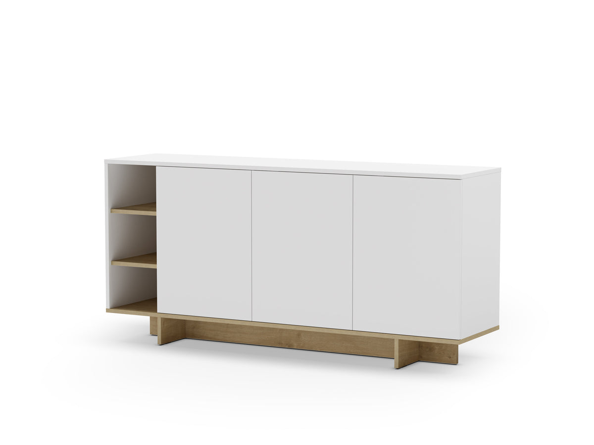 Stockton Modern Console Unit with Open Shelves