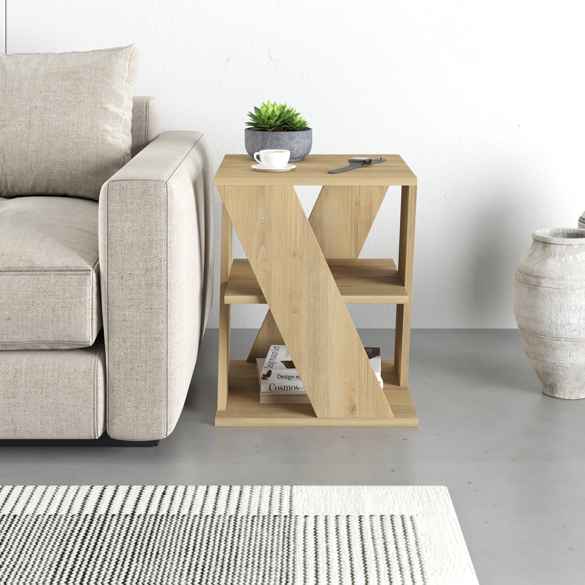 Cyclo Modern Coffee Table Multipurpose H 55cm