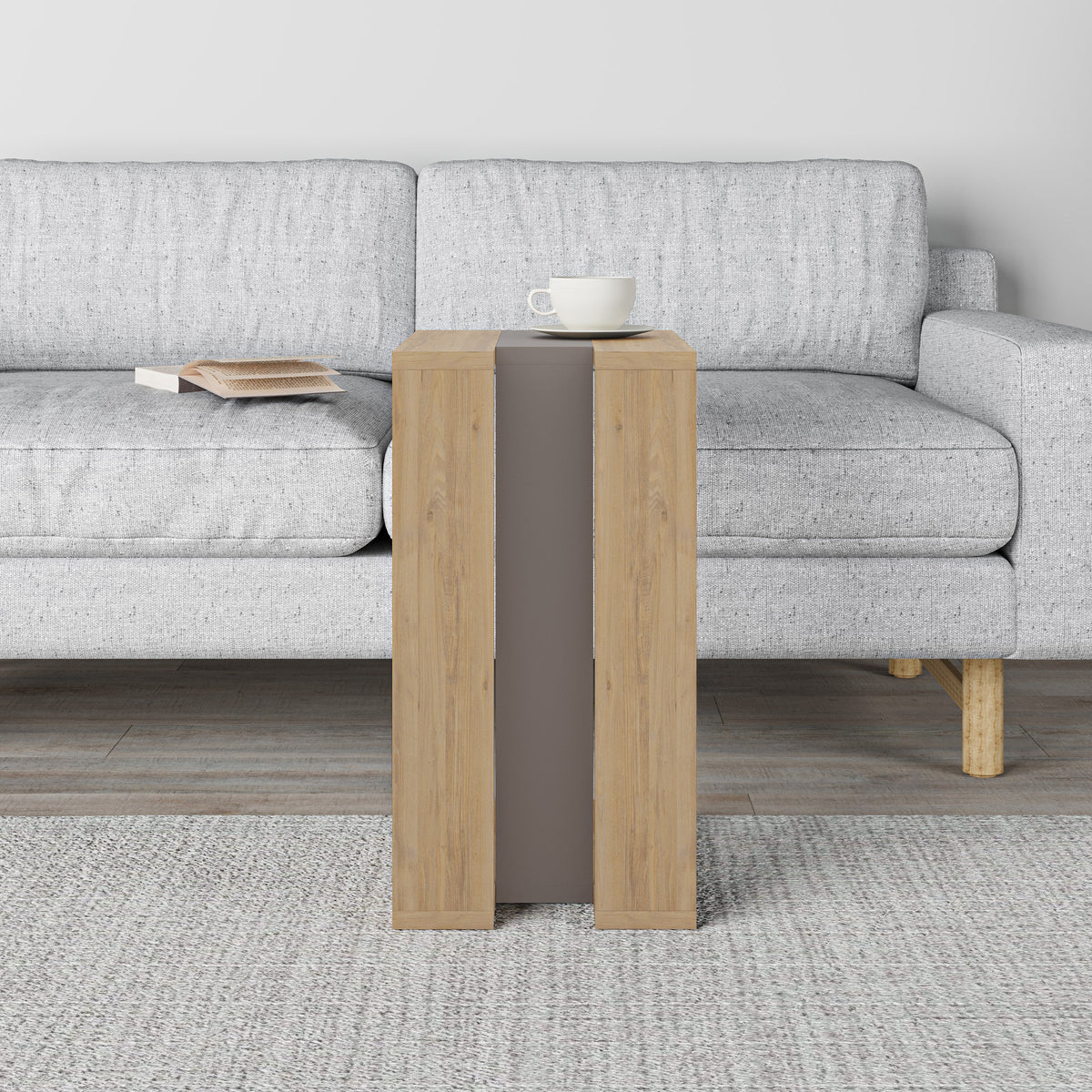 Muju Modern C Shape Table Multipurpose H 57cm