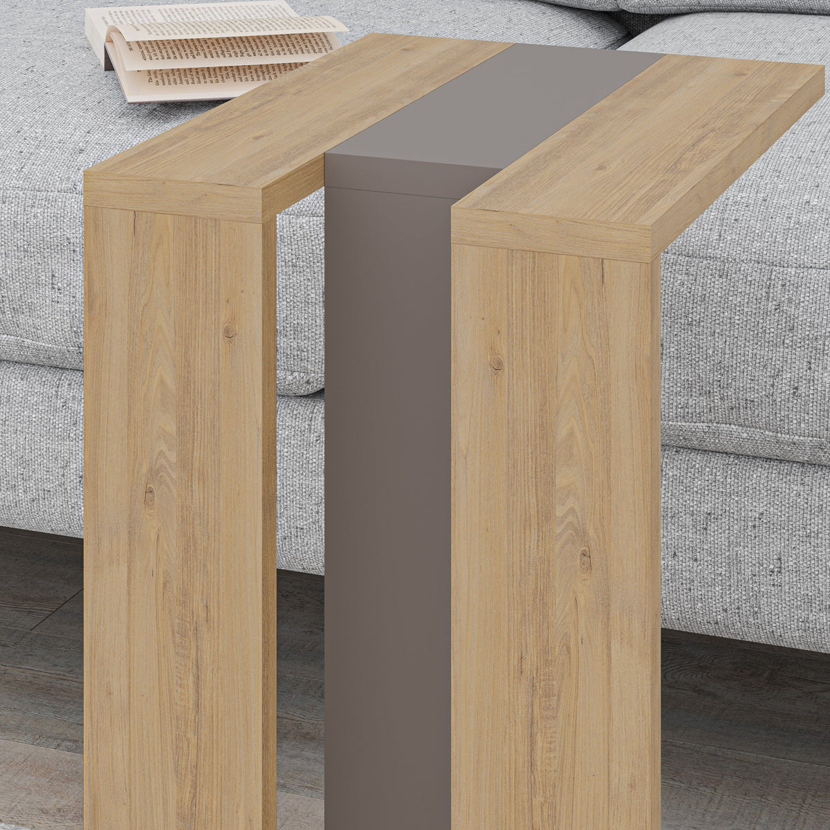 Muju Modern C Shape Table Multipurpose H 57cm