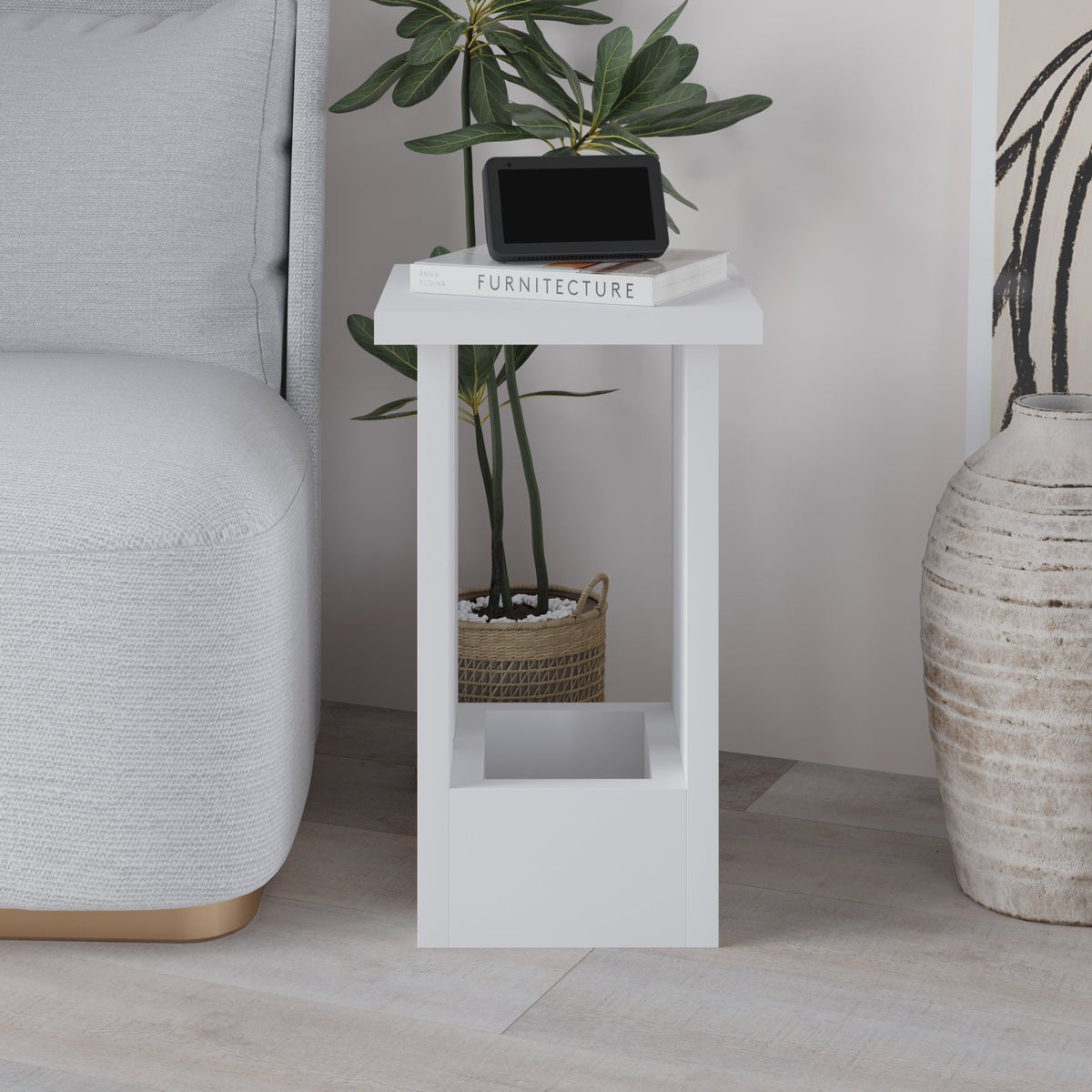 Tasos Side Table – Modern Compact Side Table for Bedside & Sofa