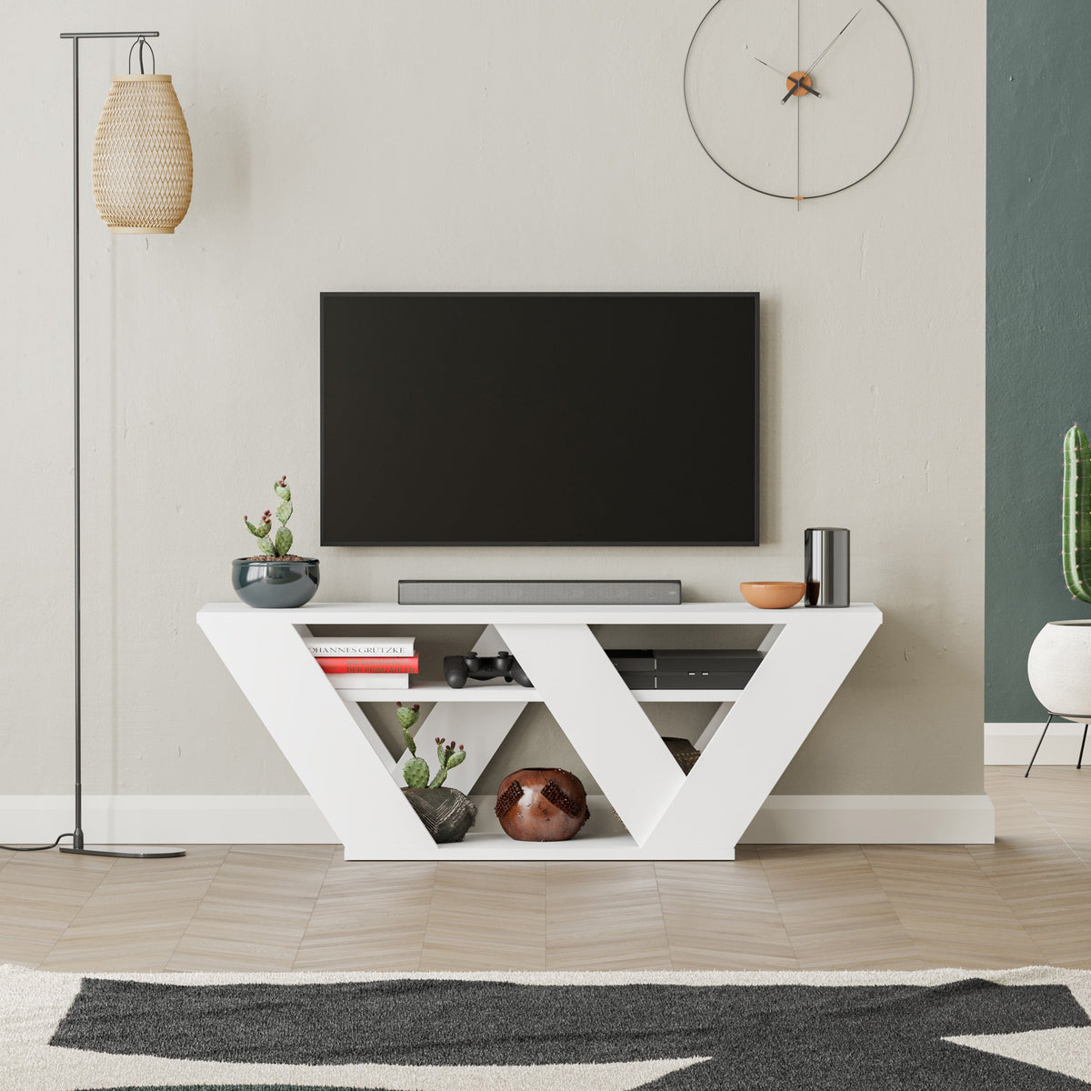 Pipralla Modern TV Stand 110 cm