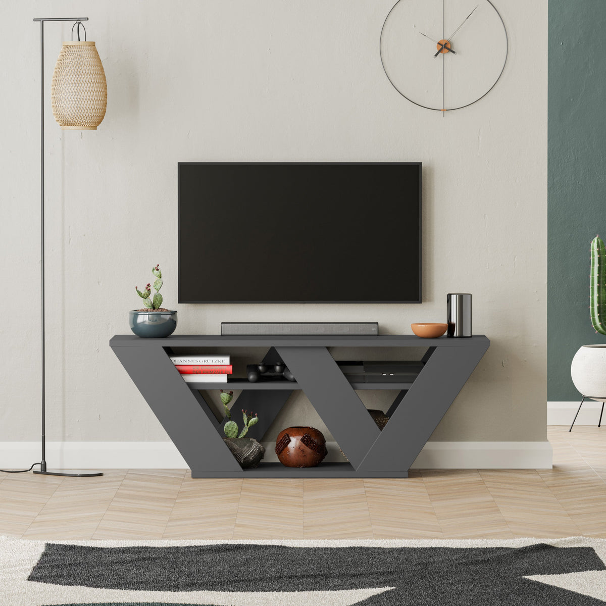 Pipralla Modern TV Stand 110 cm