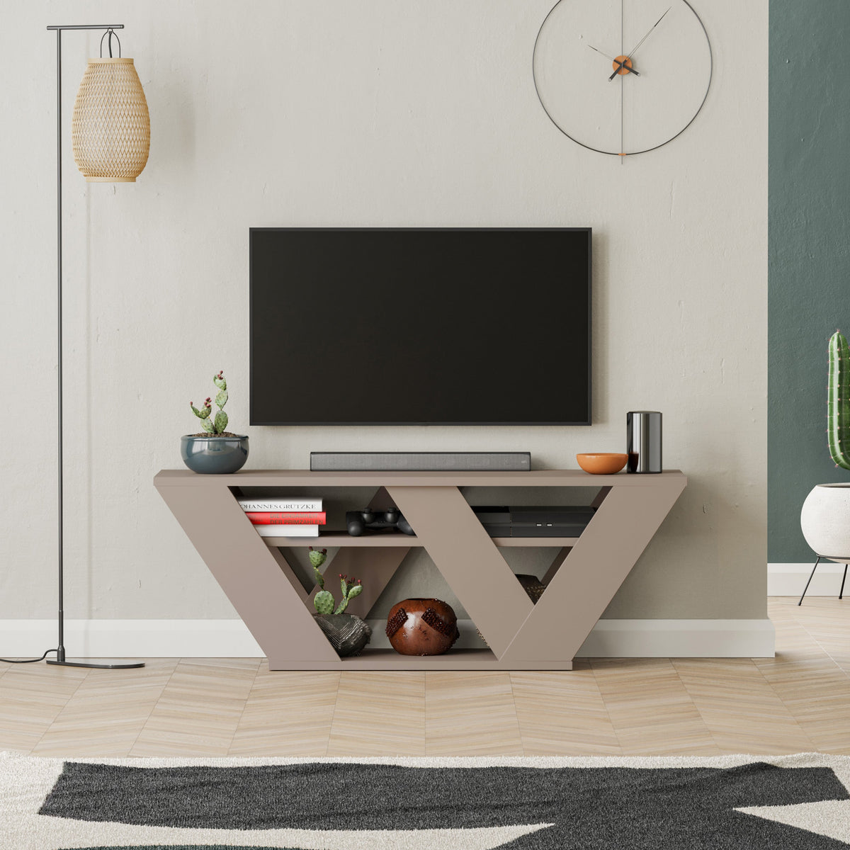 Pipralla Modern TV Stand 110 cm