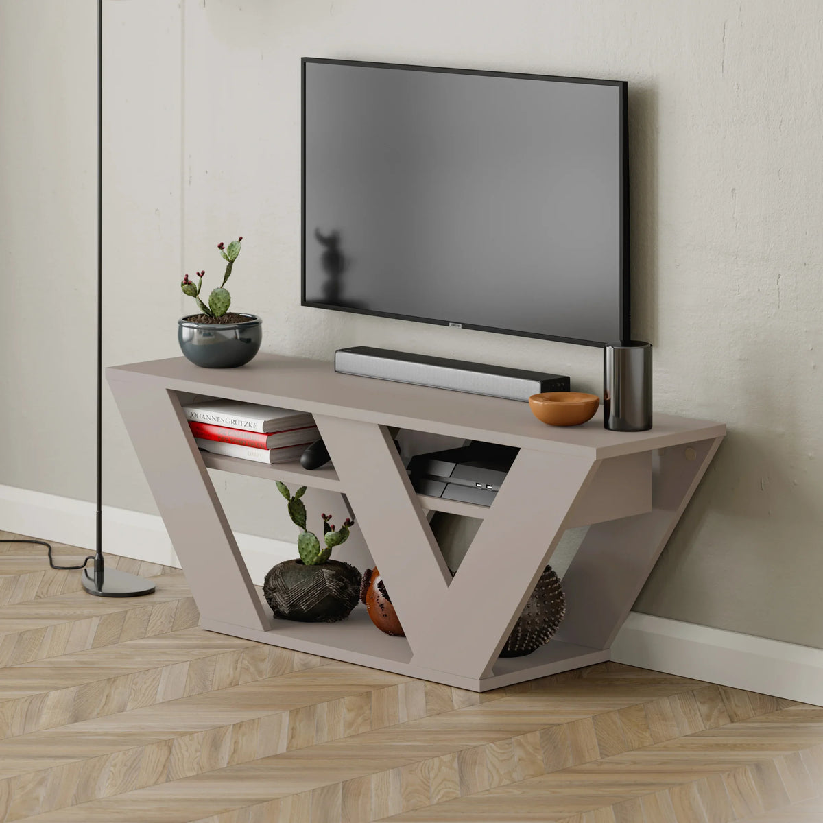 Pipralla Modern TV Stand 110 cm
