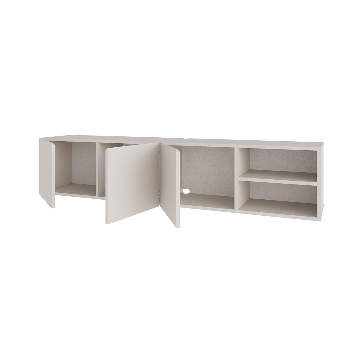 Conrad TV Unit – 180 cm – 3 Soft Close Doors Wall Mounted Entertainment Centre