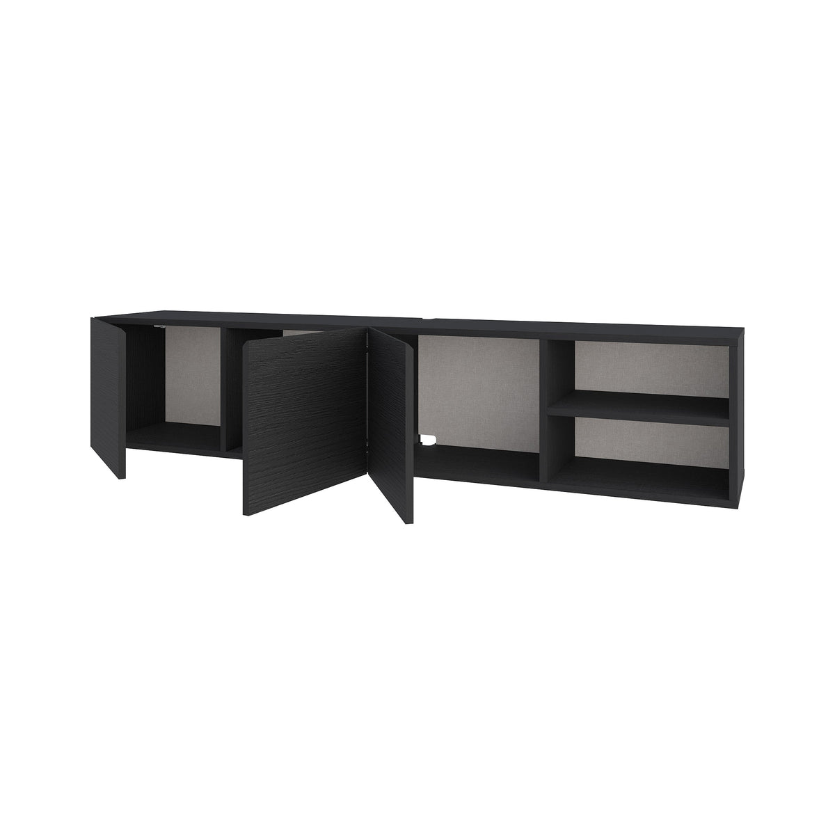 Conrad TV Unit – 180 cm – 3 Soft Close Doors Wall Mounted Entertainment Centre