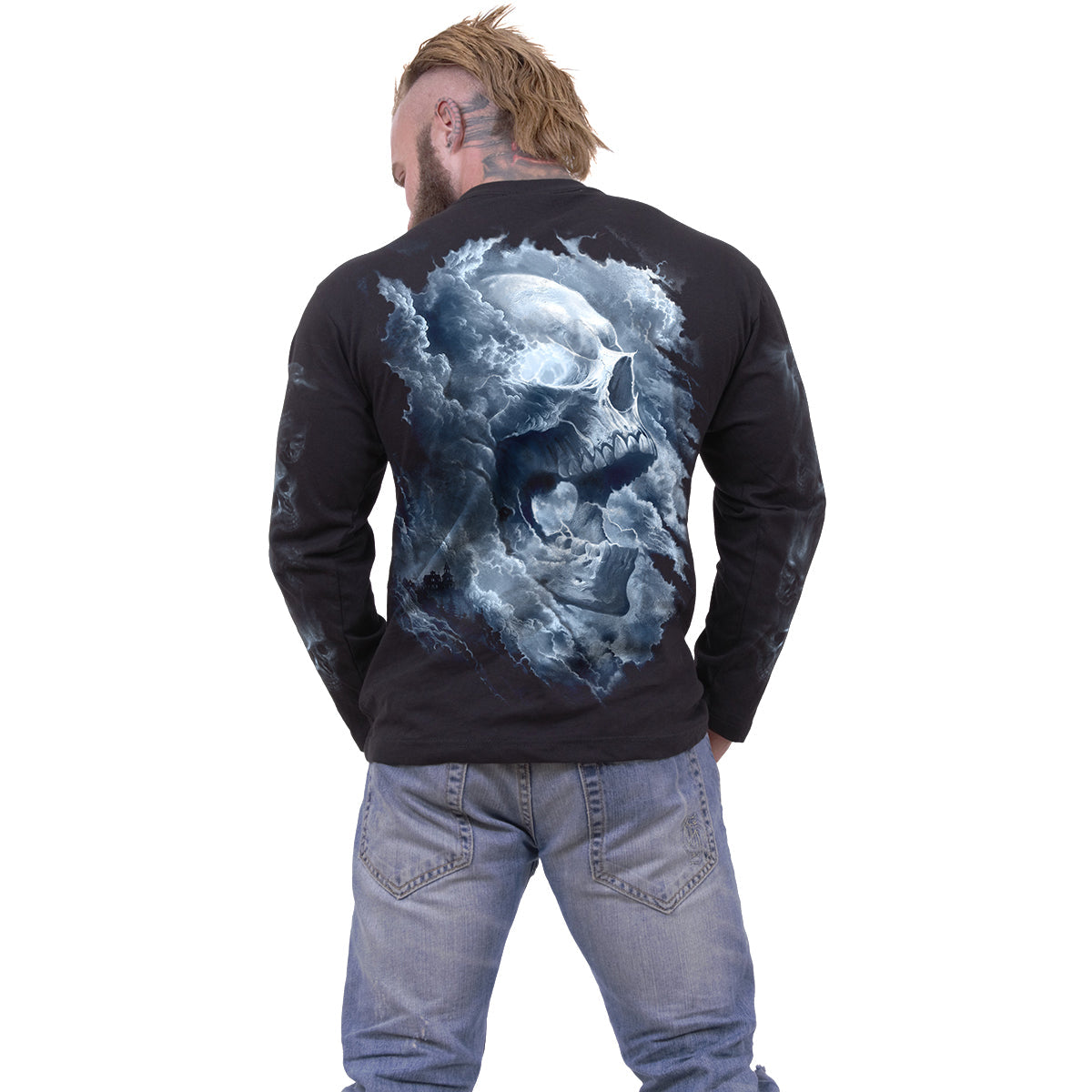 GRAVE SKIES - Longsleeve T-Shirt Black