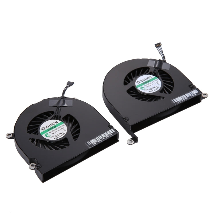 1 Pair for Macbook Pro 17 inch A1297 (2009 - 2011) Cooling Fans (Left + Right), A1297