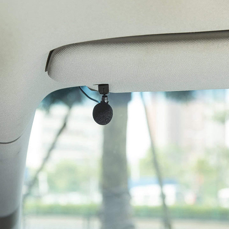 ZJ015MR Stereo 2.5mm Straight Plug Car Navigation DVD External Paste Microphone, Length: 3m, Stereo 2.5mm Straight
