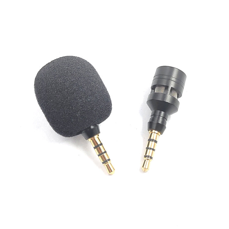 ZJ052MR-01 4 Level Pin 3.5mm Mobile Phone Tablet Game Machine Mini Straight Microphone, 4 Level Pin