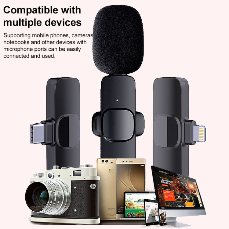 Type-C / USB-C Interface Mini Wireless Lavalier Microphone, Type-C