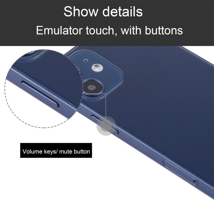 Black Screen Non-Working Dummy Display Model for iPhone 12 mini (5.4 inch), Light Version, For iPhone 12 mini Black Screen Light Version