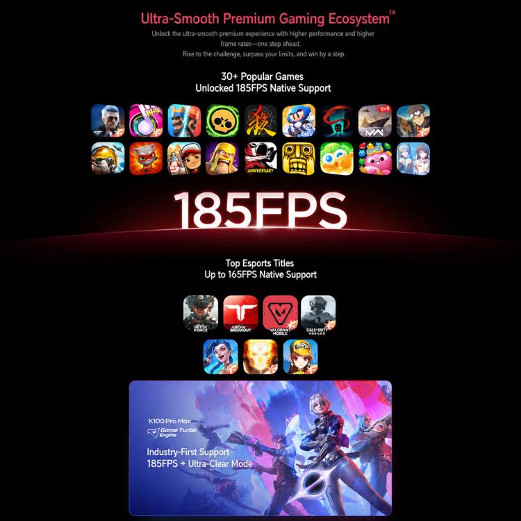 Xiaomi Redmi K100 Pro Max, 12GB+256GB, 6.9 inch Xiaomi HyperOS 3 Snapdragon 8 Elite Gen 5 Octa Core, NFC, Network: 5G, 12GB+256GB