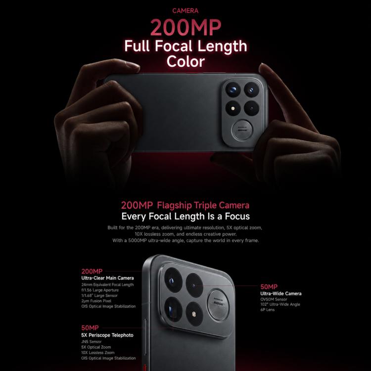 Xiaomi Redmi K100 Pro Max, 12GB+256GB, 6.9 inch Xiaomi HyperOS 3 Snapdragon 8 Elite Gen 5 Octa Core, NFC, Network: 5G, 12GB+256GB