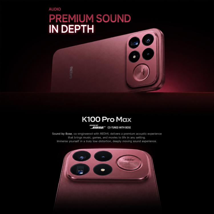 Xiaomi Redmi K100 Pro Max, 12GB+256GB, 6.9 inch Xiaomi HyperOS 3 Snapdragon 8 Elite Gen 5 Octa Core, NFC, Network: 5G, 12GB+256GB