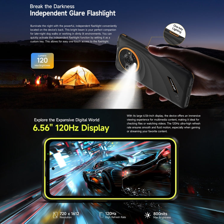 Ulefone Armor X31 Pro 5G, 8GB+256GB, Night Vision, IP68/IP69K Rugged Phone, 6.56 inch Android 14 MediaTek Dimensity 6300 Octa Core, Network: 5G, NFC, OTG, Armor X31 Pro