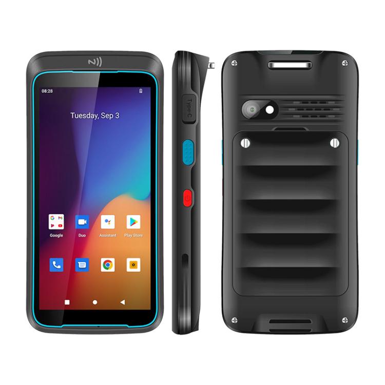 UNIWA V5N Barcode PDA Rugged Phone, 4GB+64GB, 5.5 inch Android 12 MediaTek MT6765 Helio P35 Octa Core, NFC, Network: 4G