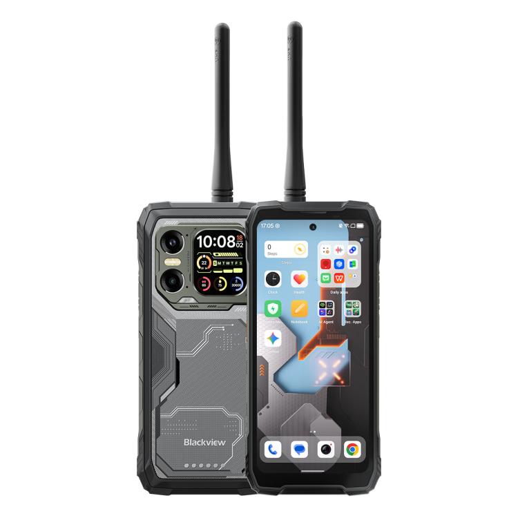 Blackview XPLORE 1 Walkie Talkie Rugged Phone, 12GB+256GB, 6.78 inch Android 15 Dimensity 7050 MT8791V/HZA Octa Core, Network: 5G, OTG, NFC, XPLORE 1 Walkie Talkie 12GB+256GB