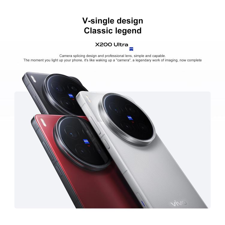 vivo X200 Ultra Satellite Edition, 16GB+1TB, Face ID / 3D Ultrasonic Fingerprint, 6.82 inch OriginOS 5 / Android 15 Snapdragon 8 Elite Octa Core, OTG, NFC, Network: 5G, Support Google Play, 16GB+1TB Satellite Edition