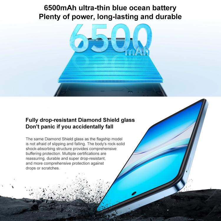 vivo Y300i, 8GB+256GB, Face ID / Side Fingerprint, 6.68 inch Android 15 OriginOS 5 Snapdragon 4 Gen 2 Octa Core, OTG, NFC, Network: 5G, 8GB+256GB