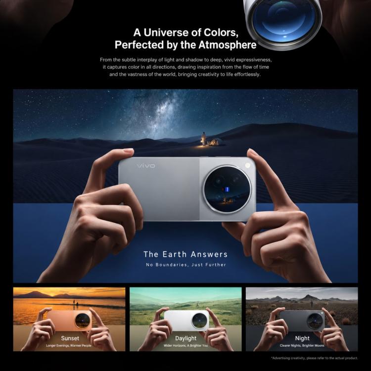 vivo X500 Pro Max, 12GB+256GB, 3D Ultrasonic Fingerprint,  6.85 inch OriginOS 7 Android 17 Dimensity 9600 Pro Octa Core, OTG, NFC, Network: 5G, 12GB+256GB
