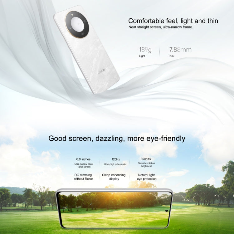 Honor X60, 12GB+512GB, Side Fingerprint, 6.8 inch MagicOS 8.0 Dimensity 7025-Ultra Octa Core, Network: 5G, OTG, Not Support Google Play, 12GB+512GB