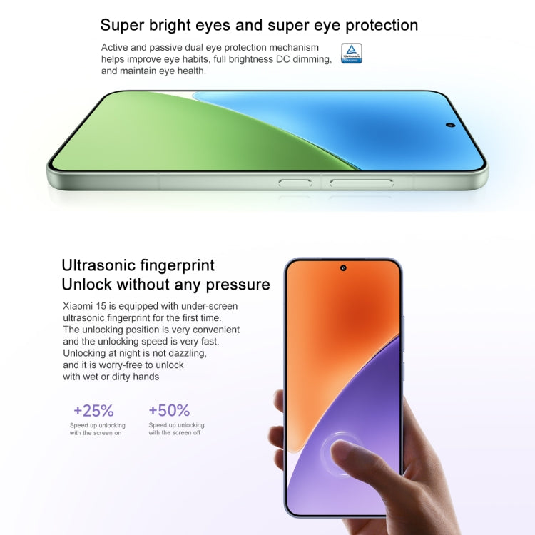 Xiaomi 15, 12GB+256GB, 6.36 inch Xiaomi HyperOS 2 Snapdragon 8 Elite Octa Core 3nm up to 4.32GHz, NFC, Network: 5G, Xiaomi 15, 12GB+256GB