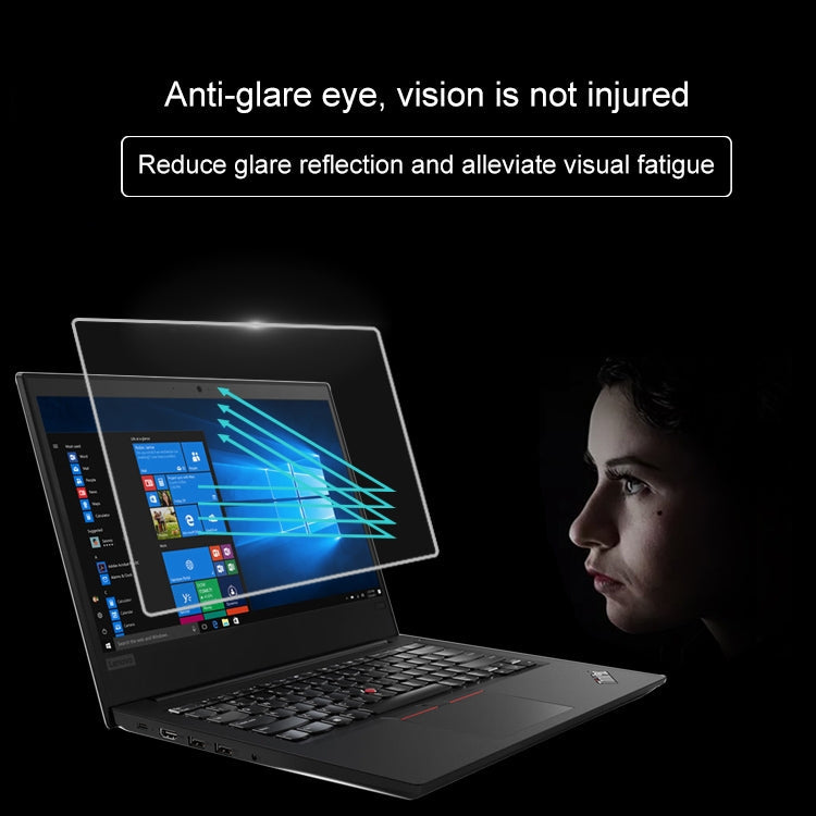 0.4mm 9H Surface Hardness Full Screen Tempered Glass Film for Lenovo ThinkPad E485 14 inch, Lenovo E485