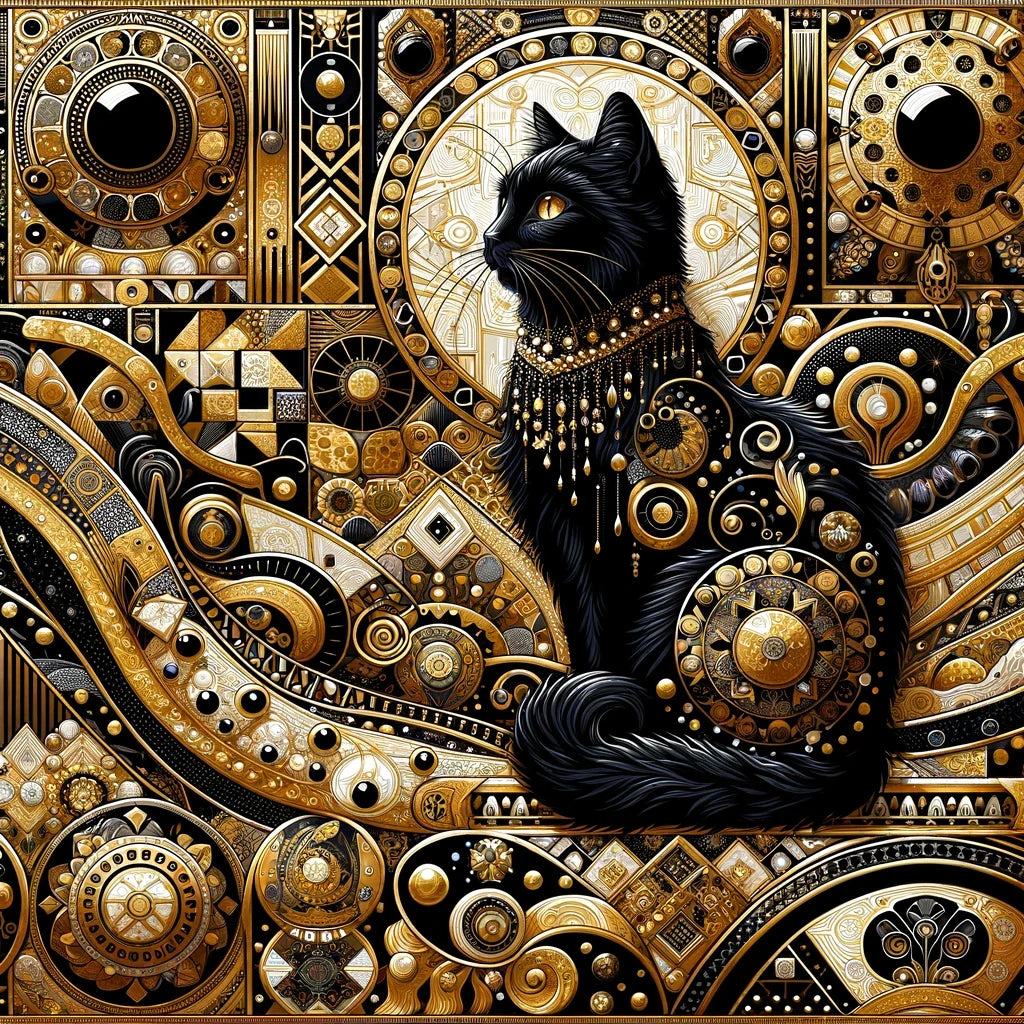 Majesty in Monochrome Canvas