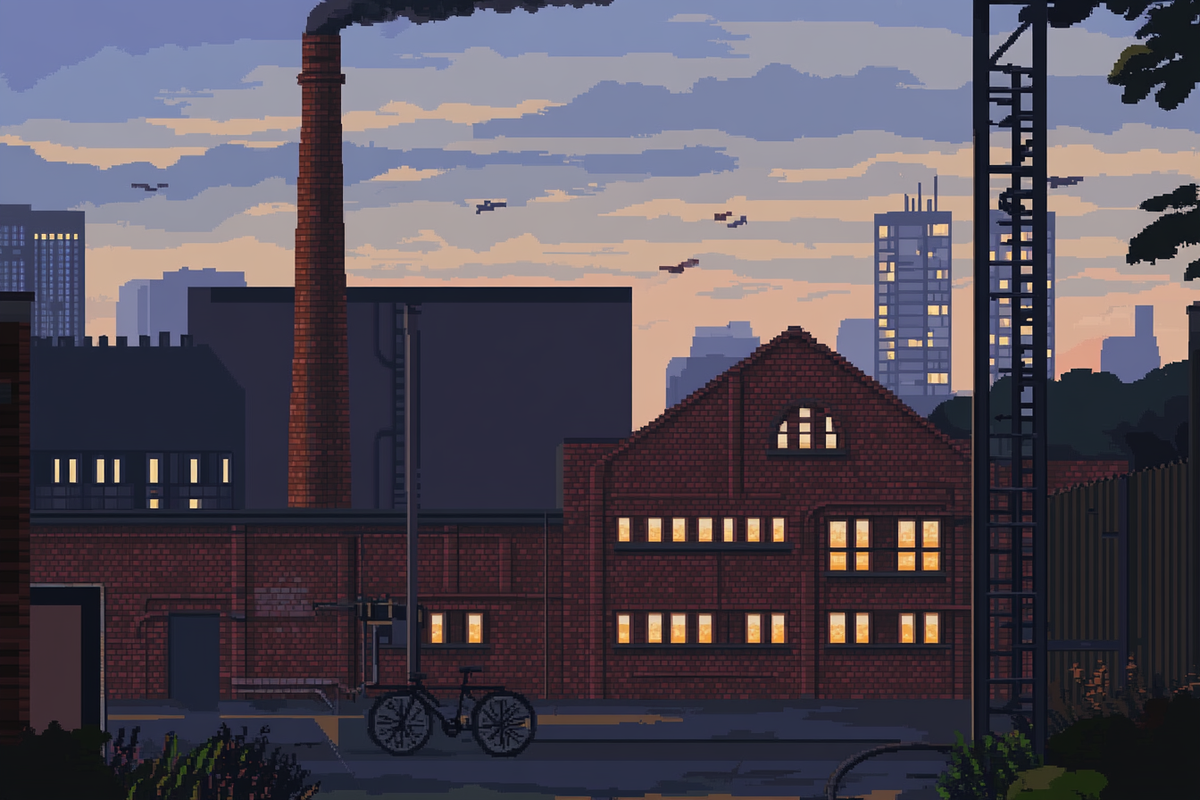 Manchester Factory Canvas