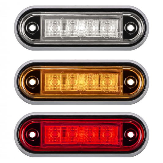 Truck LED 12/24V Compact Low Profile Vehicle Marker Lamp