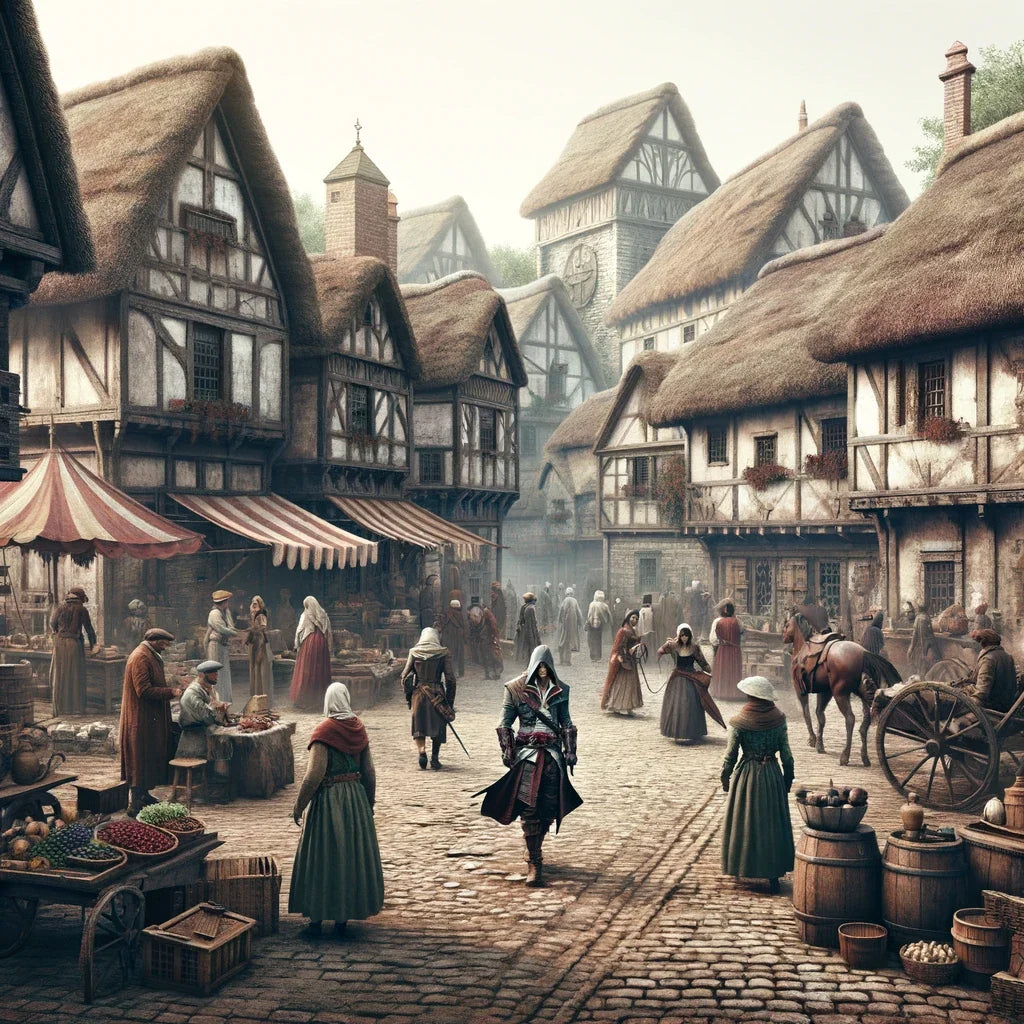 Medieval Mingle Canvas