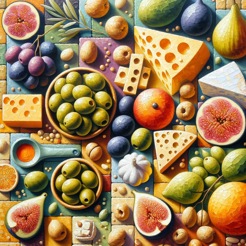 Mediterranean Mosaic Canvas