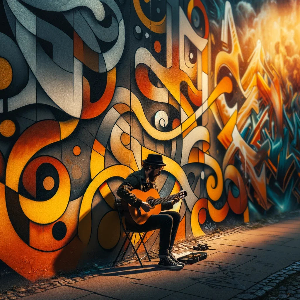Melody of the Streets Canvas