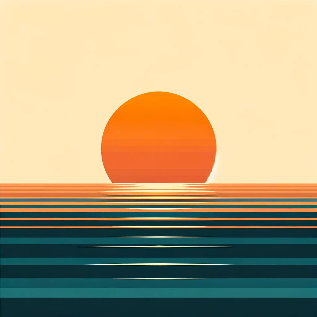 Minimalist Horizon Canvas