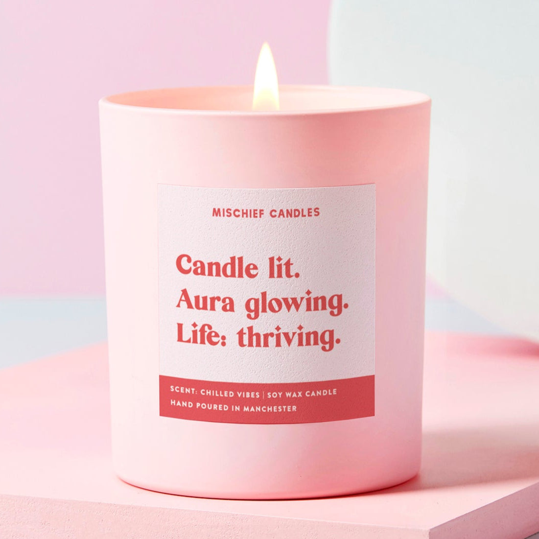 Candle Lit Aura Glowing Life Thriving Candle