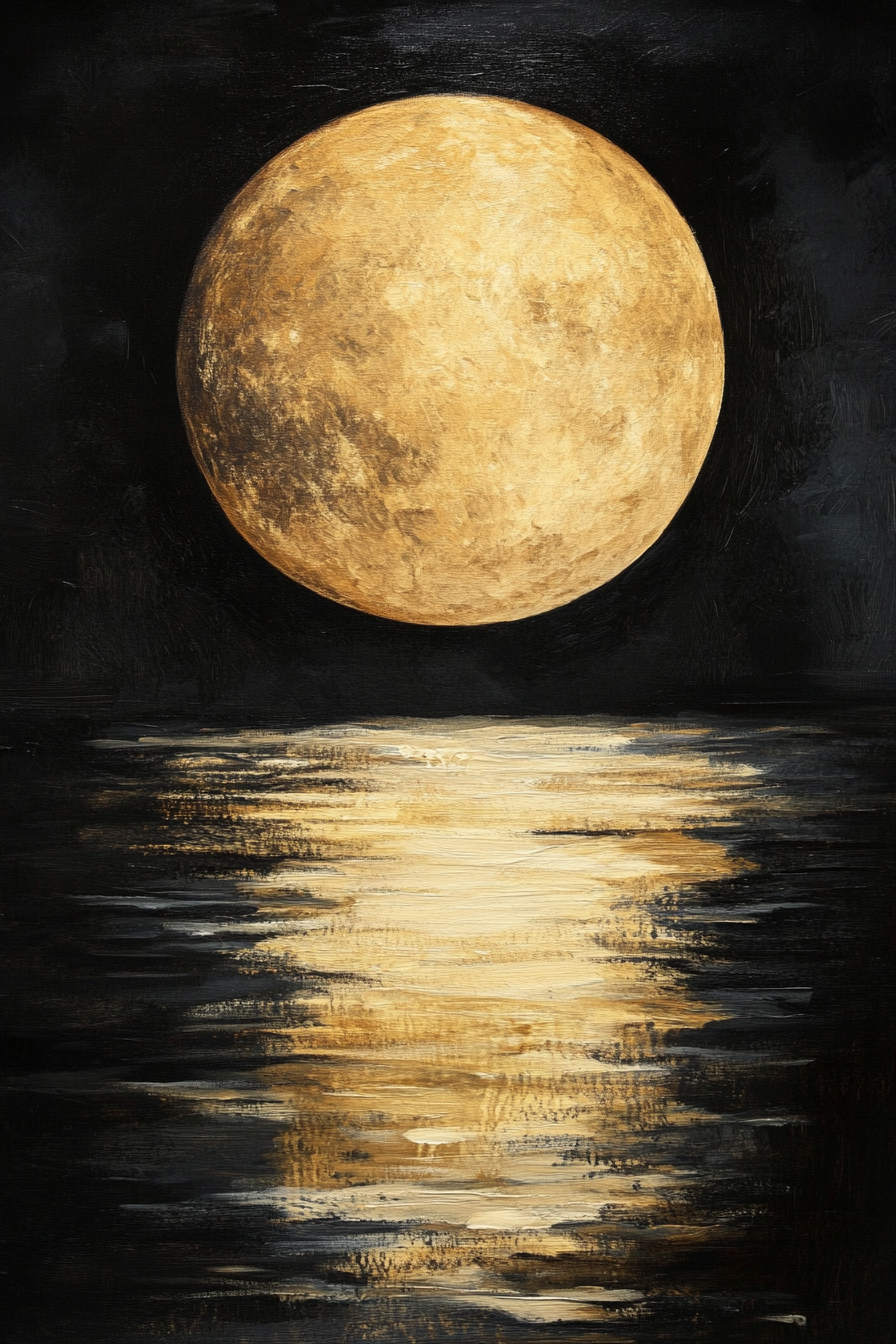 Moonlit Serenity Expression Canvas