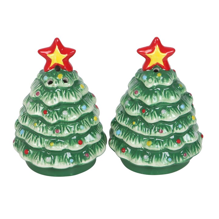 Nostalgic Christmas Trees Salt & Pepper Shakers