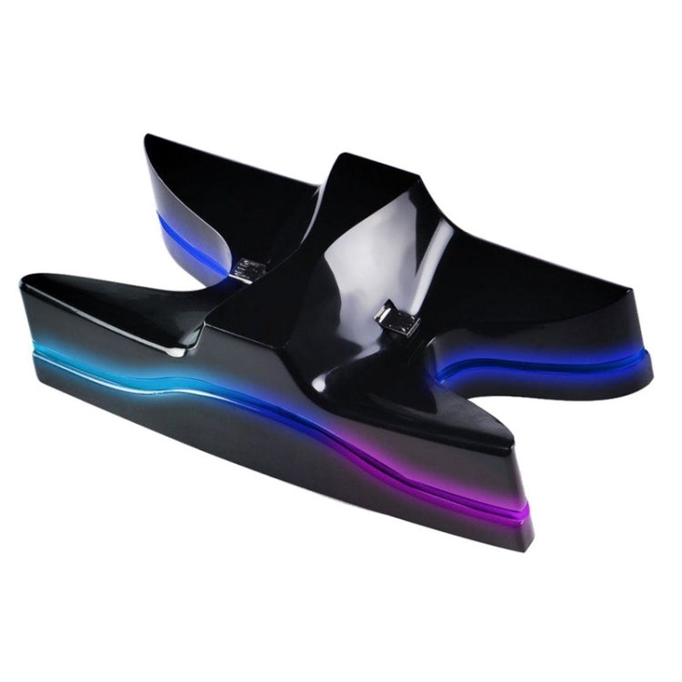 Special UFO Shape 2 x USB Charging Dock Station Stand / Controller Charging Stand for PS4 Playstation 4  with Multi Colors LED, For PS