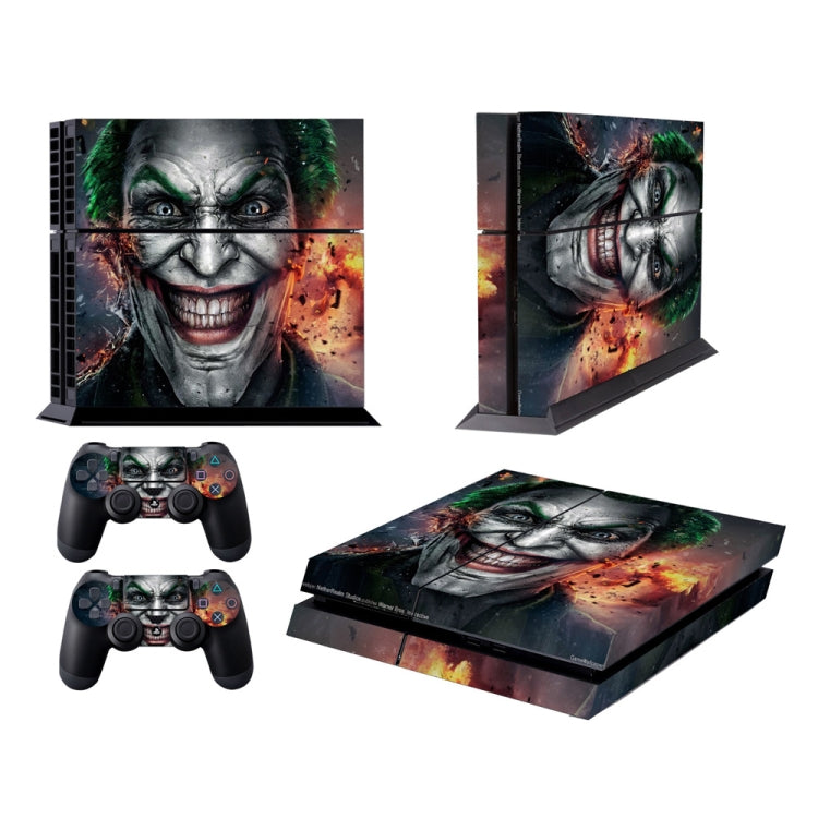 Clown Bucky Pattern Fashion Color Protective Film Sticker for Sony PS4, Clown Bucky Pattern