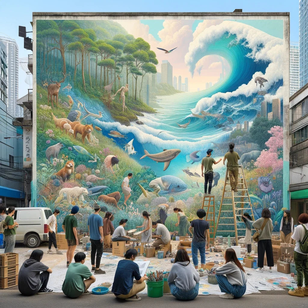 Nature's Mural Harmony Canvas