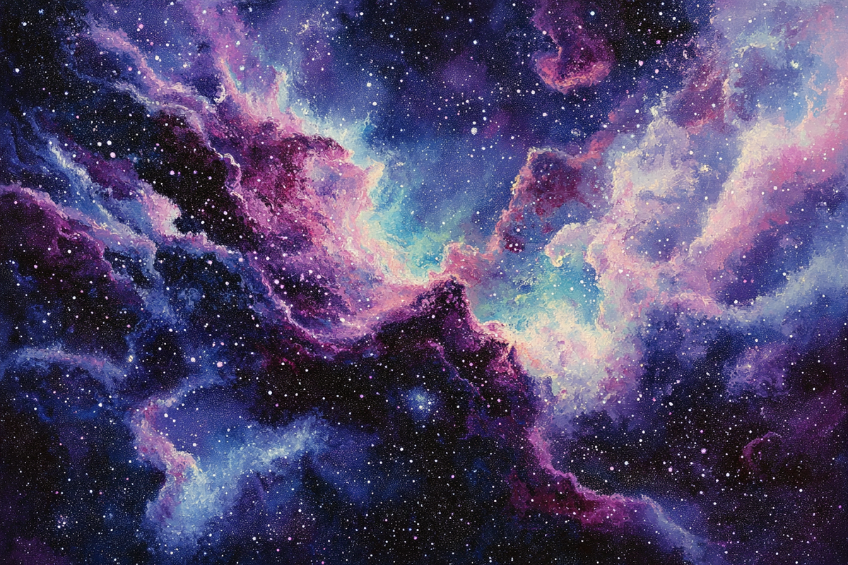Nebula Whispers Canvas