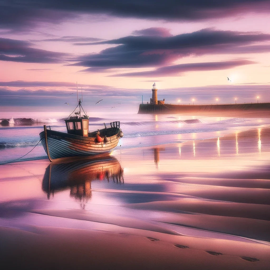 Newcastle Dusk Serenity Canvas