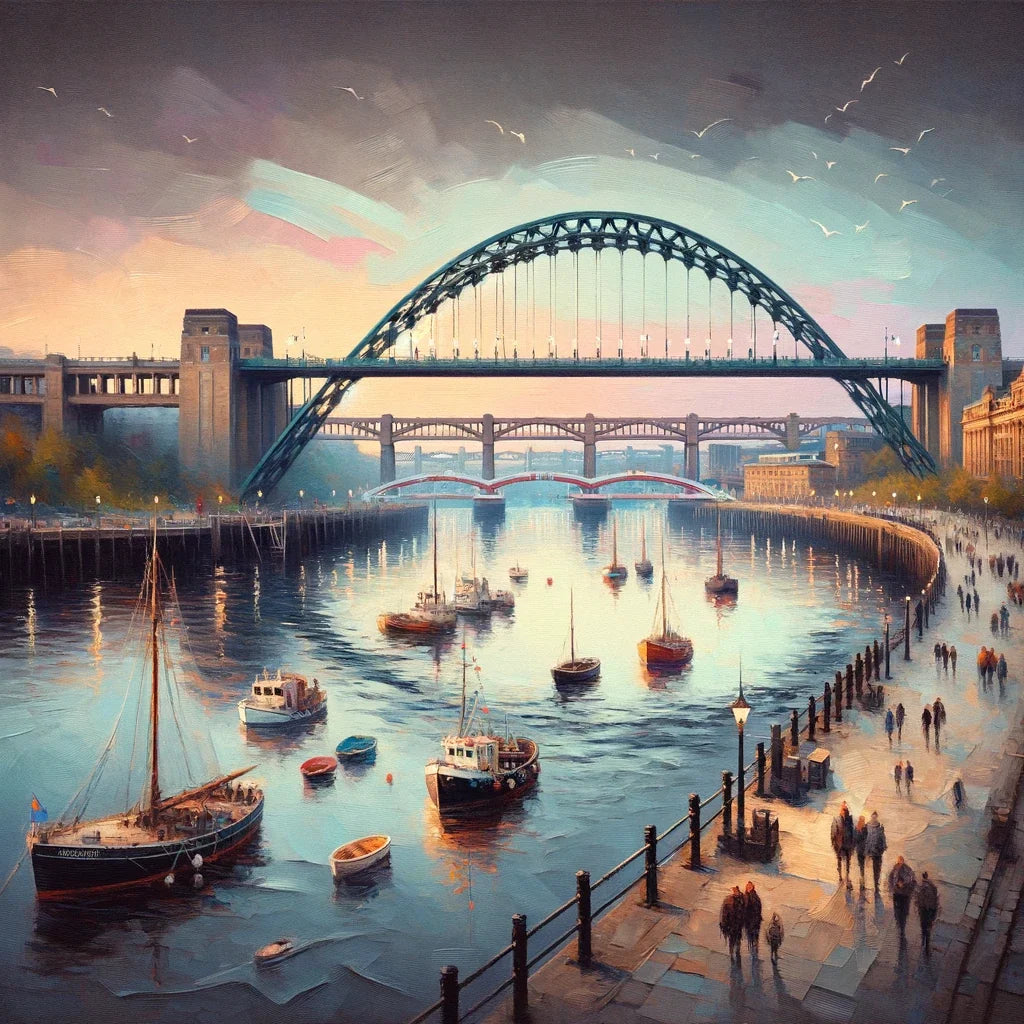 Newcastle Quayside Serenity Canvas