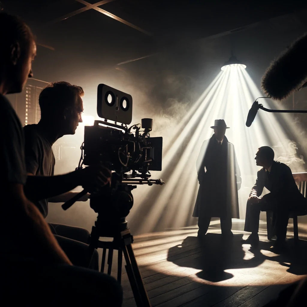 Noir Set Drama Canvas
