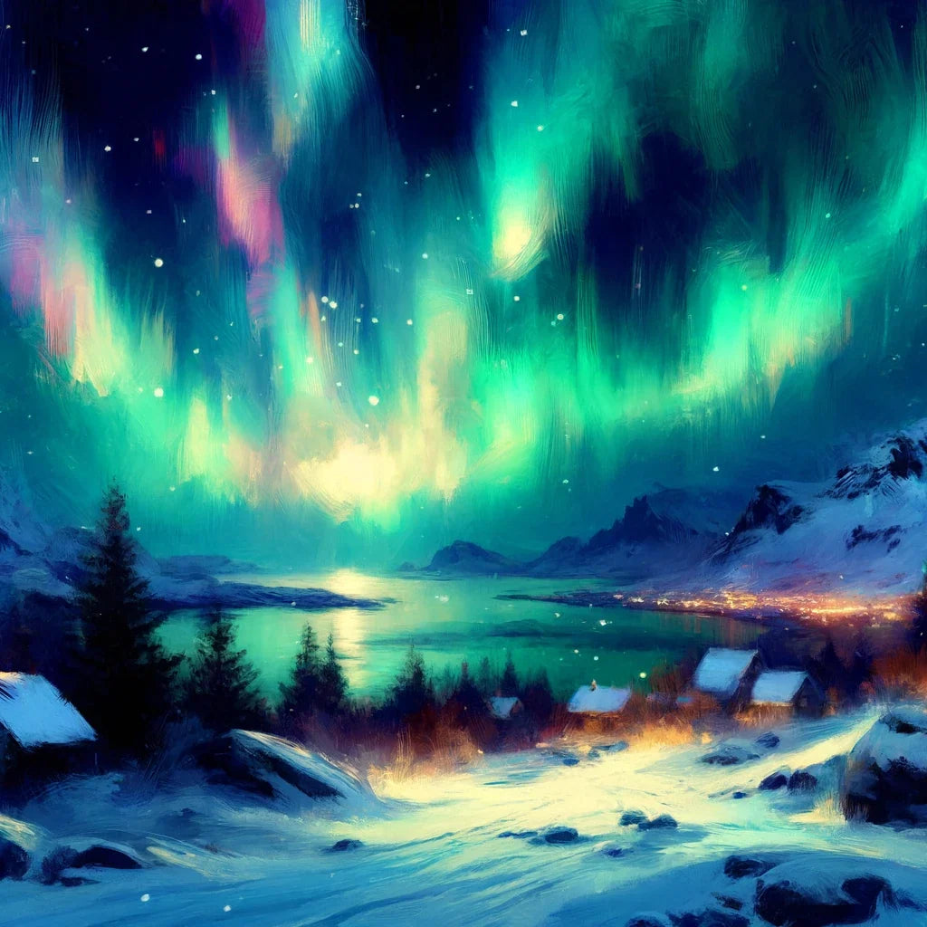 Northern Lights Magic Canvas