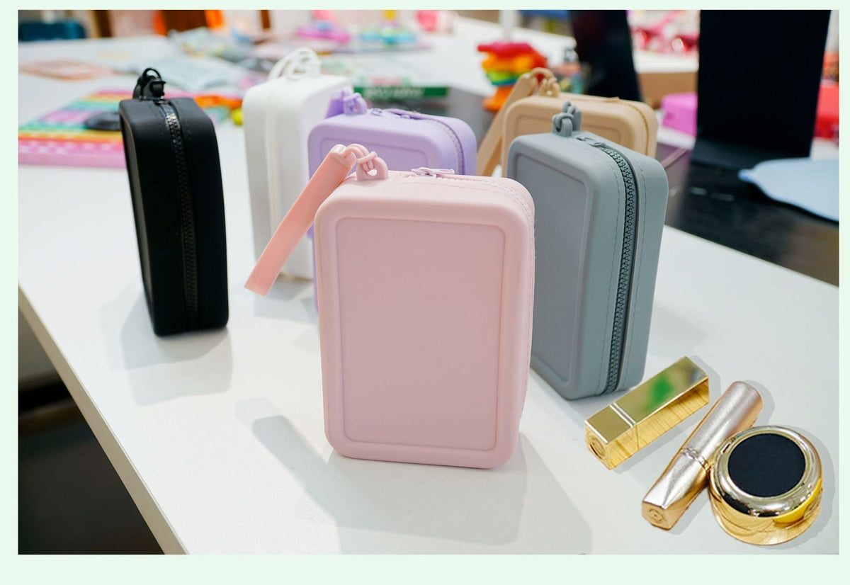 Silicone Rectangular Coin Purse Thickened Small Bag Coin Internet-famous Key Case Headset Storage Certificate Multi-purpose Bag