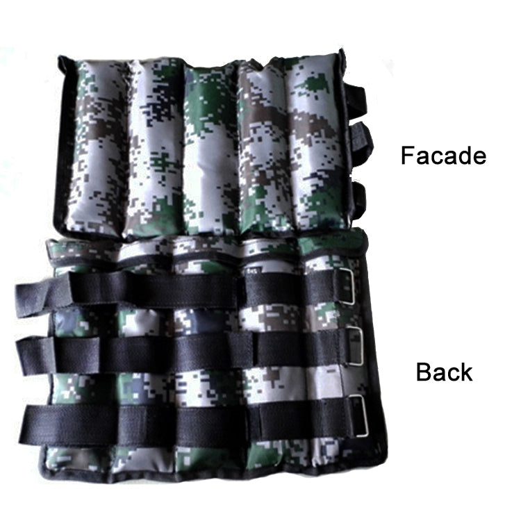 A Pair of Selling Fitness Loading Equipment Ankle Weights Gaiter Sandbags, Adjustable Invisible Running Sports Sandbags, Weight: 10kg, Weight: 10kg