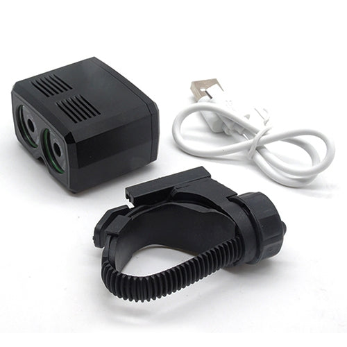 Y15 2 x CREE XPG2 500LM USB Charging LED Bike Headlight Front Lamp with 5 Modes, Y15
